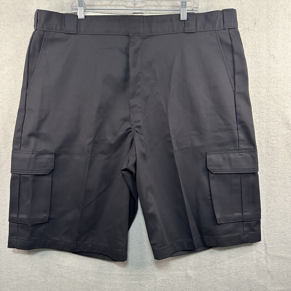 NWT Dickies Loose Fit Men's Cargo Shorts 44 Black Workwear Utility